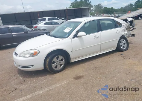 2009 Chevrolet Impala 3.5L Lt из США, поврежденный, VIN 2G1WT57K491209418